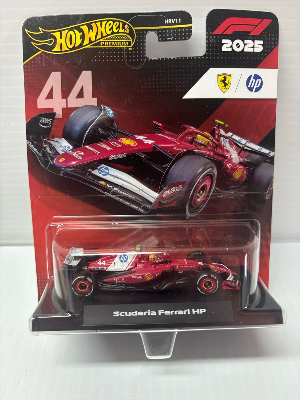 Hot Wheels Premium Scuderia Ferrari HP 2025 Die-Cast F1 Car - (Just released)